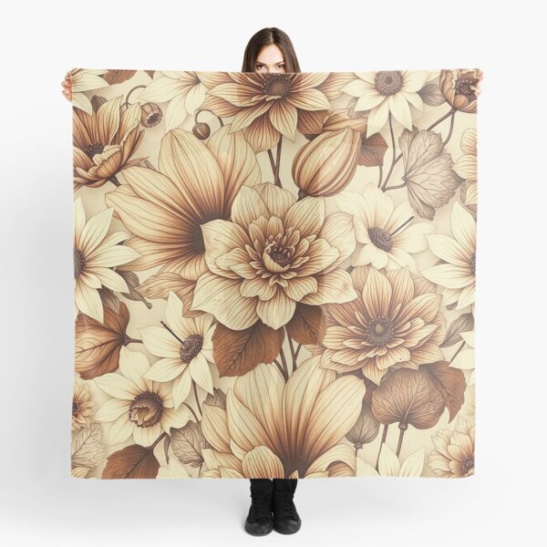 Item preview, Autumn Aquatint Bacground with the Fall Flowers. designed and sold by twisted-dot.