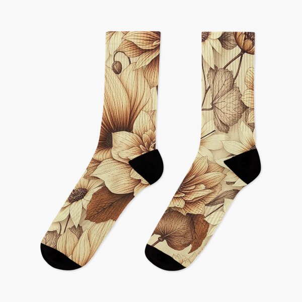 Item preview, Autumn Aquatint Bacground with the Fall Flowers. designed and sold by twisted-dot.