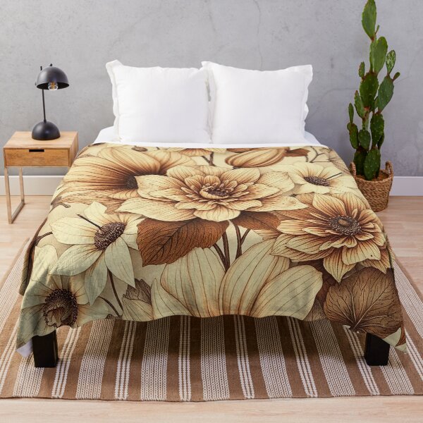 Item preview, Autumn Aquatint Bacground with the Fall Flowers. designed and sold by twisted-dot.