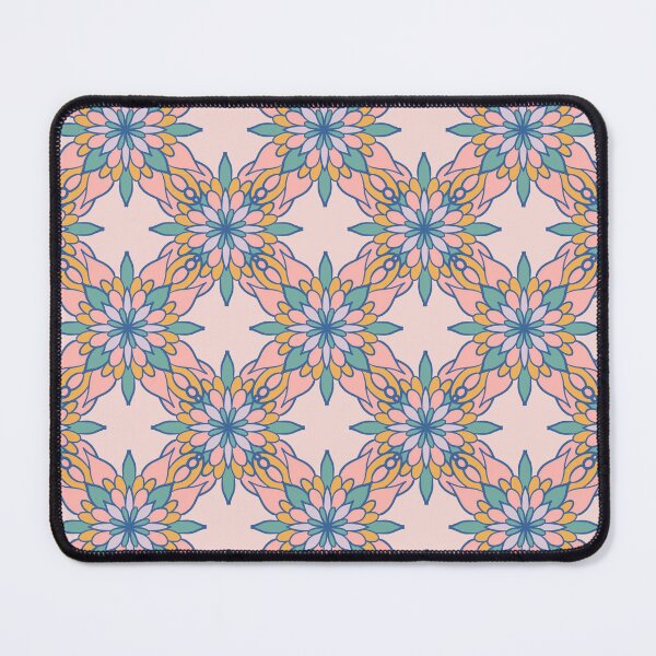 Item preview, Intricate Geometric Mandala Seamless Pattern in Pastel Colors designed and sold by AyleenBown.