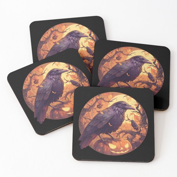 Item preview, Raven // Halloween // Crow // halloween gift // for kids // edgar allan poe designed and sold by SMARTKIT  DESIGNAGENCY.