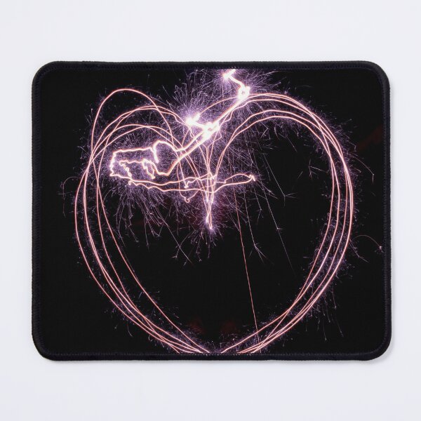 Item preview, Long exposure heart sparklers in pink designed and sold by numberchic.