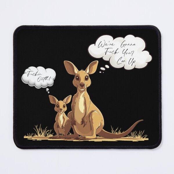 Item preview, Kangaroos & Cars designed and sold by BurblePodcast.