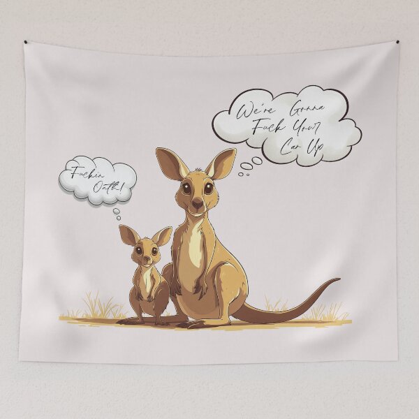 Item preview, Kangaroos & Cars designed and sold by BurblePodcast.