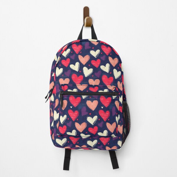 Item preview, Elegant Pink and White Heart Pattern designed and sold by Magic Pixels Shop.