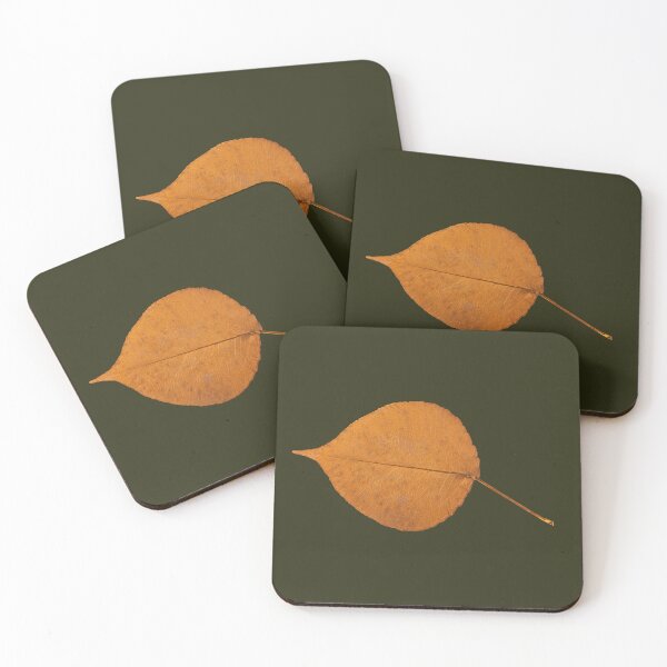 Item preview, Golden yellow linden tree leaf designed and sold by KRFNatureGifts.