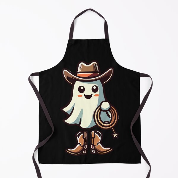 Item preview, Cowboy Ghost Funny Halloween Design designed and sold by LuminOrb.