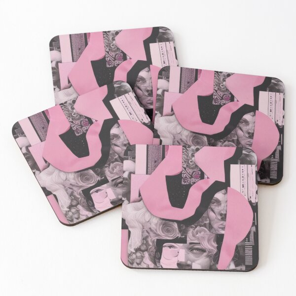 Item preview, Pink and black collage designed and sold by GasconyPassion.