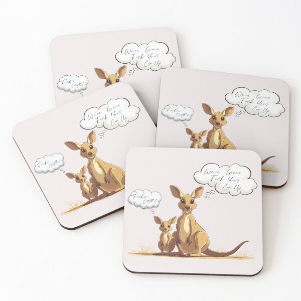Item preview, Kangaroos & Cars designed and sold by BurblePodcast.