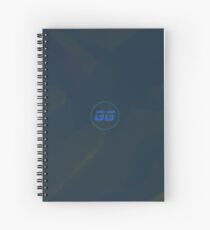 SiegeGG - Dark Blue Washed Spiral Notebook