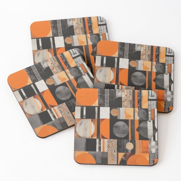 Item preview, Orange and black collage designed and sold by GasconyPassion.