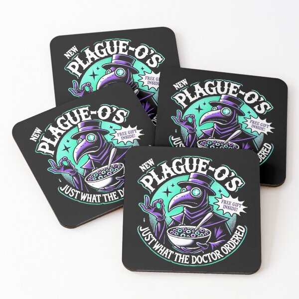 Item preview, Plague Doctor Cereal Parody Plague O's - Funny Plague Doctor designed and sold by Shirt-Face.