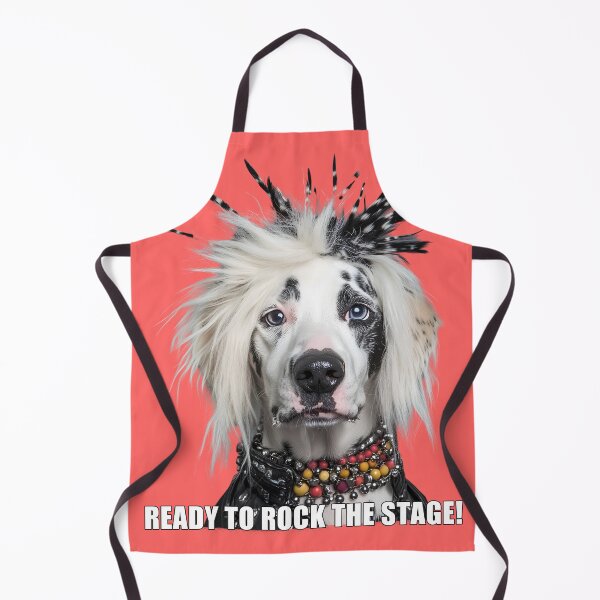 Item preview, Dalmatian Rocker T-Shirt - 'Ready to Rock the Stage!', wallart , sticker designed and sold by ZloppyDesign.
