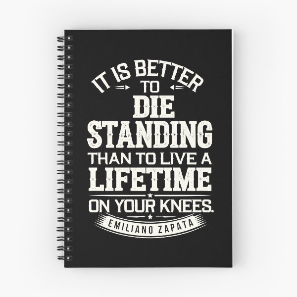 Item preview, One of Emiliano Zapata's most famous quotes Vintage Lettering  designed and sold by FelineFrenzyArt.