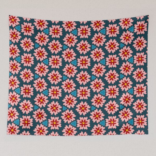 Item preview, Seamless Retro Flowers designed and sold by Charmy Design.