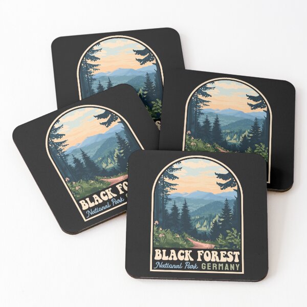 Artikelvorschau, Schwarzwald-Nationalpark Deutschland Retro Reise Souvenir entworfen und verkauft von JackCurtis1991.