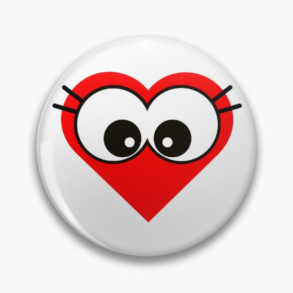 Item preview,  Joyful Red Cartoon Heart with Adorable Big Eyes designed and sold by larissa-myrie.