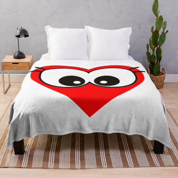 Item preview,  Joyful Red Cartoon Heart with Adorable Big Eyes designed and sold by larissa-myrie.