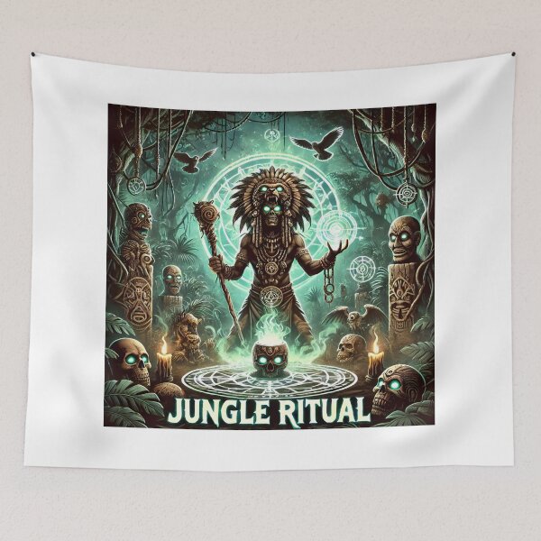 Item preview, Jungle Ritual Mystical Shaman Ceremony designed and sold by Pattamo1.
