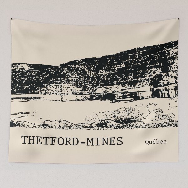 Item preview, Thetford-Mines Québec designed and sold by Lakeric Cityscapes.