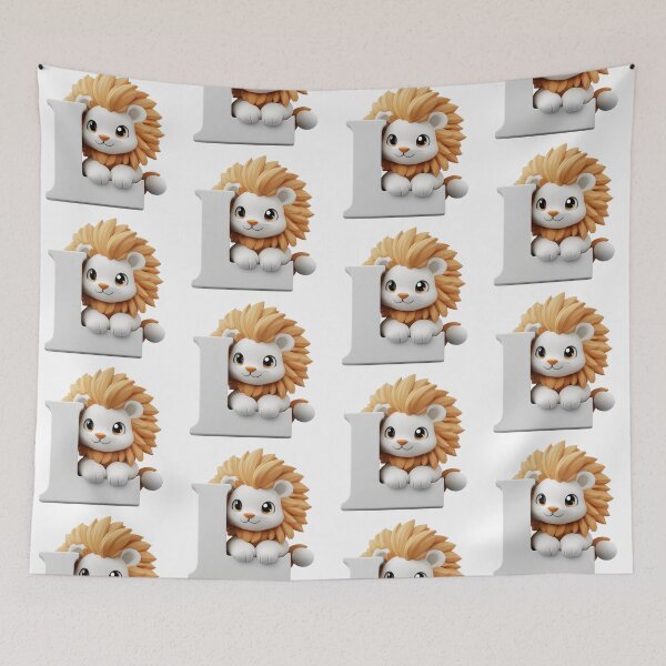 Item preview, Lion with letter L designed and sold by zirca31.