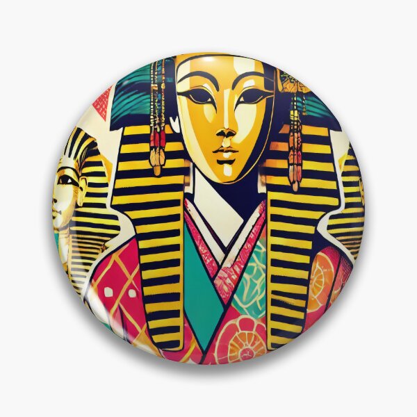 Item preview, Pharaoh Geisha Pop Art designed and sold by SakuraJapanArt.