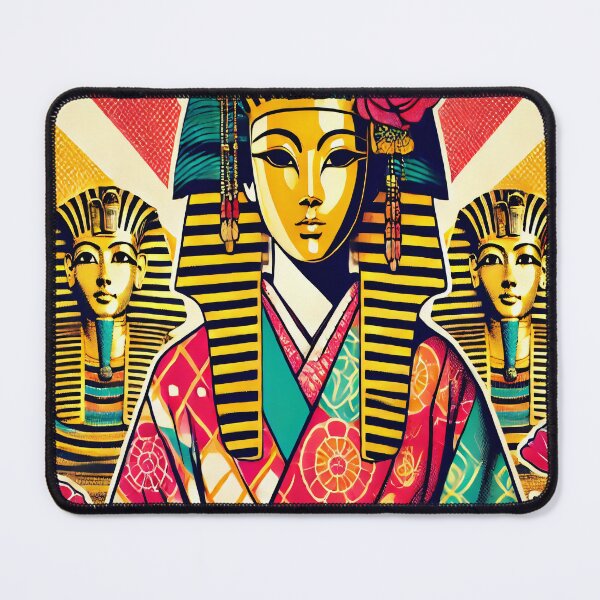 Item preview, Pharaoh Geisha Pop Art designed and sold by SakuraJapanArt.