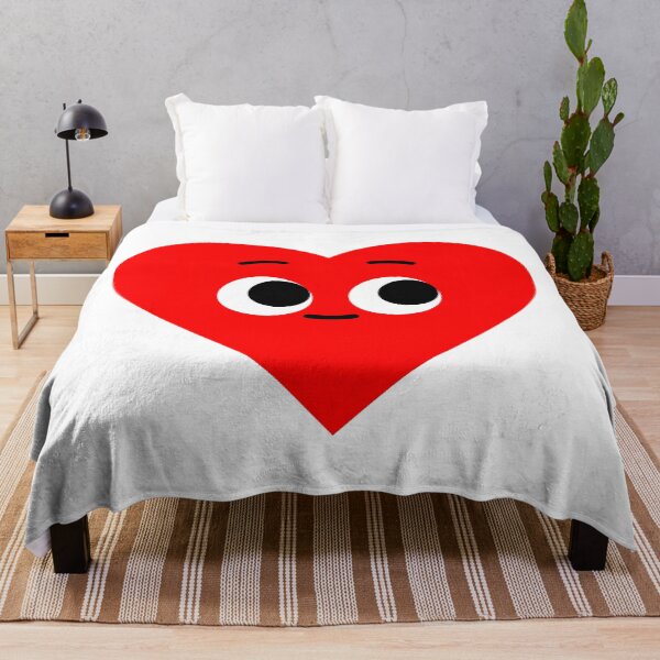 Item preview, Cute Smiling Red Cartoon Heart designed and sold by larissa-myrie.
