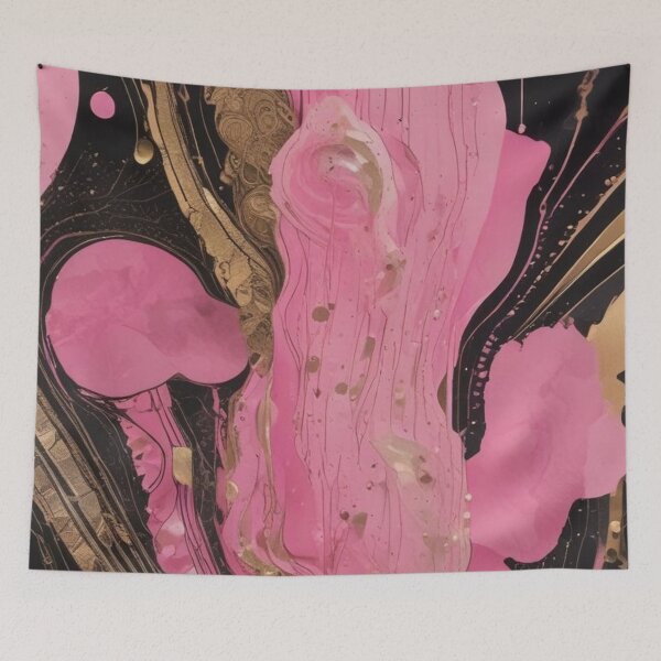 Item preview, Pink, gold and black collage designed and sold by GasconyPassion.
