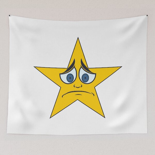 Item preview, STAR, Sad Yellow Blue Eyed Star designed and sold by larissa-myrie.