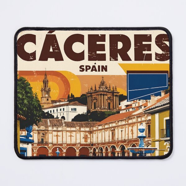 Item preview, Caceres Spain Vintage Travel Tourism designed and sold by TravelersGems.