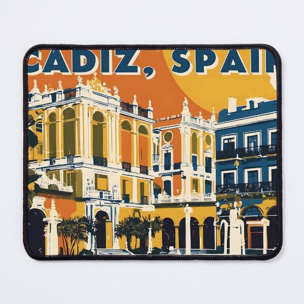 Item preview, Cadiz Spain Vintage Travel Tourism designed and sold by TravelersGems.