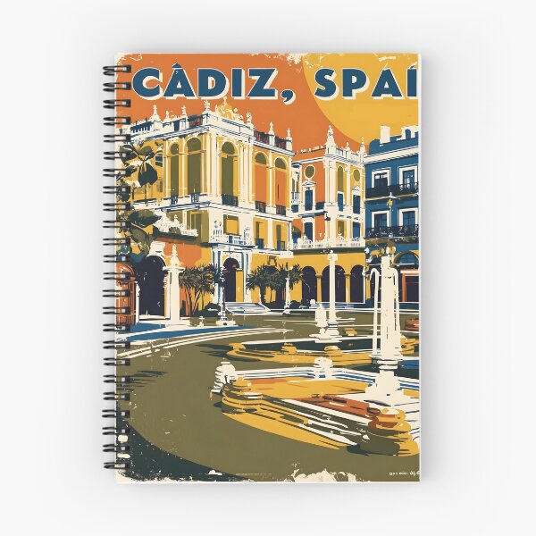 Item preview, Cadiz Spain Vintage Travel Tourism designed and sold by TravelersGems.