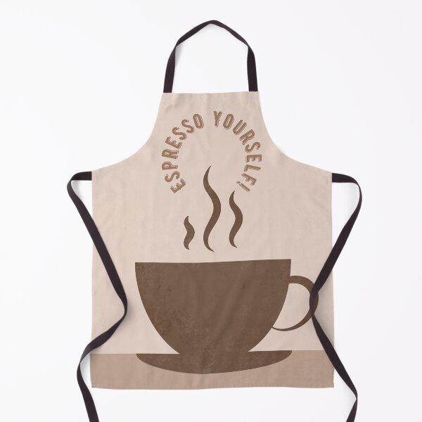 Item preview, Esspresso Yourself! Earthly color-toned cup of coffee silhouette designed and sold by Jacobs-Media.