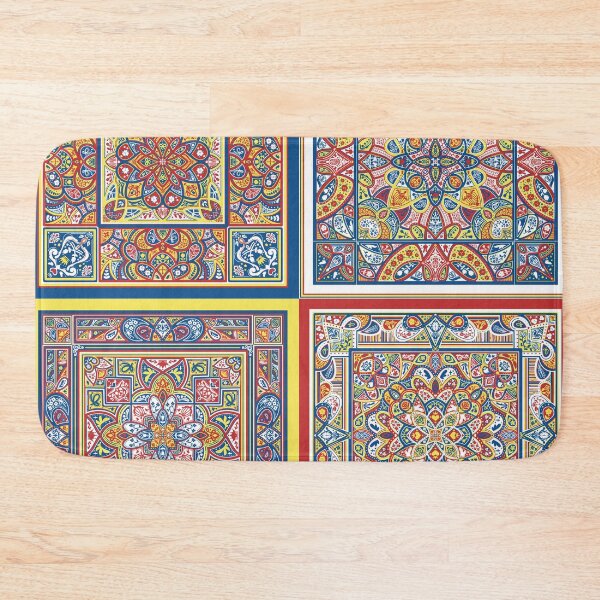 Item preview, Hand Draw Cute Elements Portuguese Tile designed and sold by AliceDreamland.