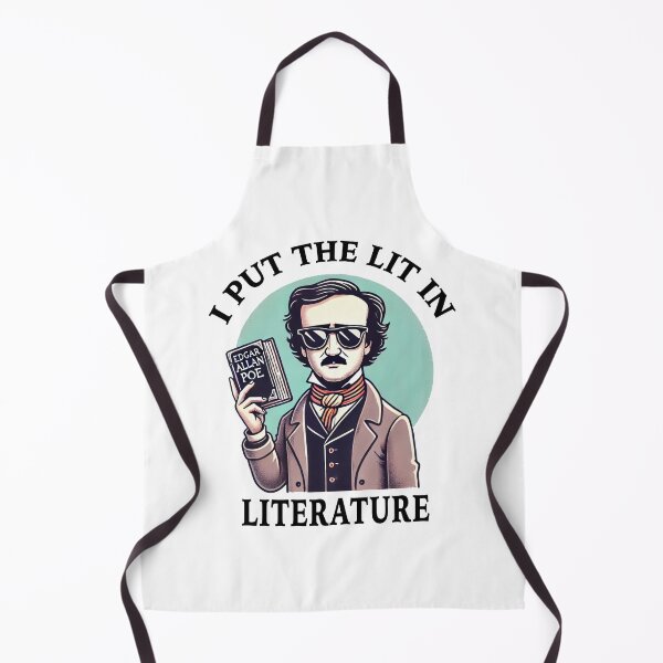 Item preview, I Put The Lit In Literature Funny Edgar Allan Poe designed and sold by Shirt-Face.