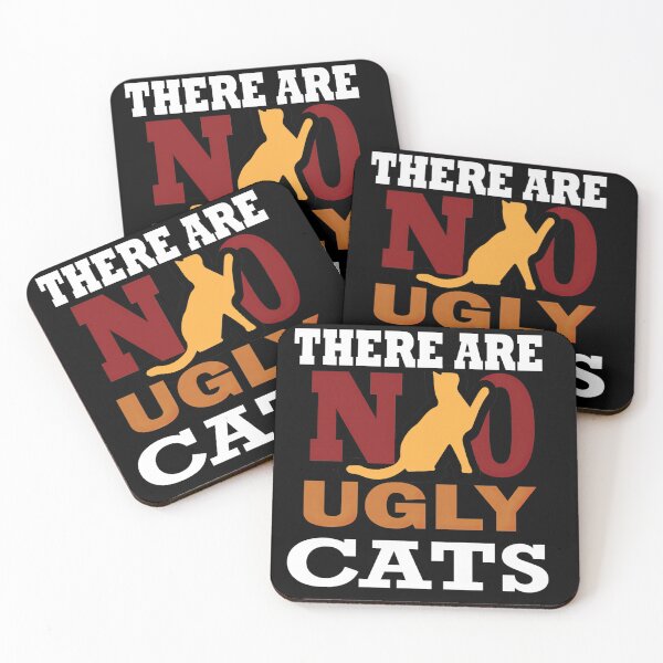 Item preview, No Ugly Cats designed and sold by ArtComixHaven.