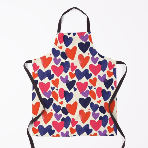 Item preview, Rugged lovely pink purple orange hearts designed and sold by Magic Pixels Shop.