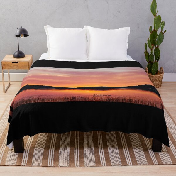 Item preview, Radiant Sunset Reflection on Sunday Lake Wakefield Michigan USA  designed and sold by ArtByTristine.
