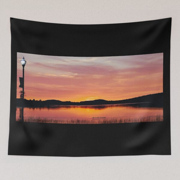 Item preview, Radiant Sunset Reflection on Sunday Lake Wakefield Michigan USA  designed and sold by ArtByTristine.