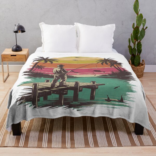Item preview, Sunset Angler designed and sold by DabrowskiDesign.