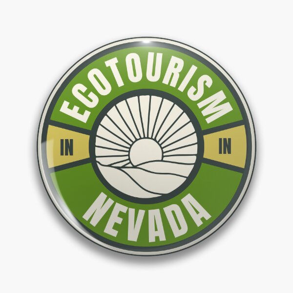 Item preview, Ecotourism in Nevada USA Green Logo designed and sold by Vintage-TM.