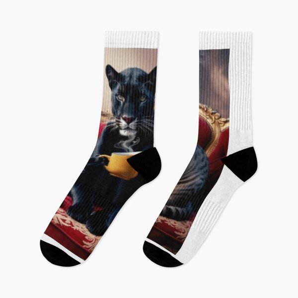 Item preview, The cat kingdom; a black panther and a domestic cat. designed and sold by NtoikeShop123.