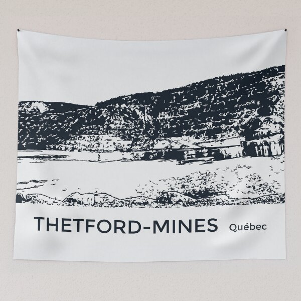 Item preview, Thetford-Mines Québec designed and sold by Lakeric Cityscapes.