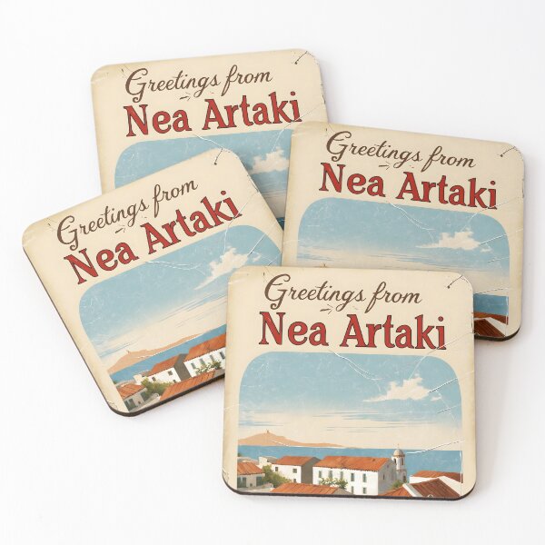 Item preview, Nea Artaki Central Greece Postcard Vintage Retro Travel Vintage designed and sold by TravelPostcardGems.
