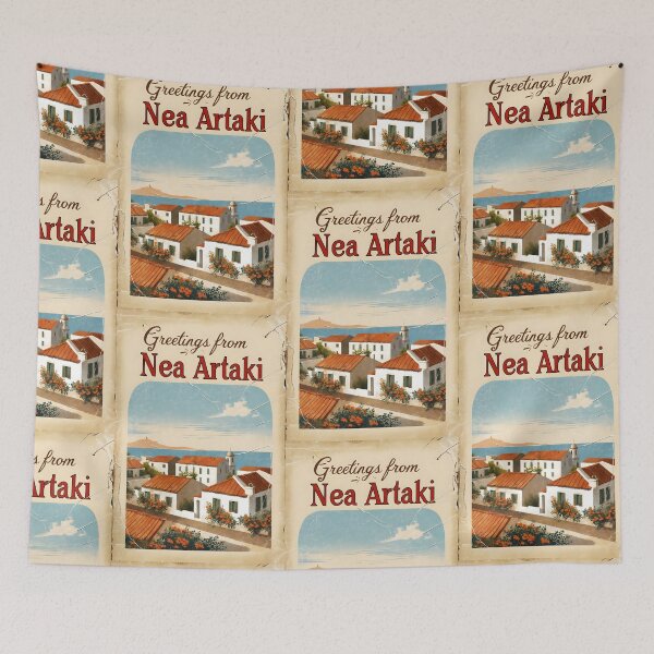 Item preview, Nea Artaki Central Greece Postcard Vintage Retro Travel Vintage designed and sold by TravelPostcardGems.