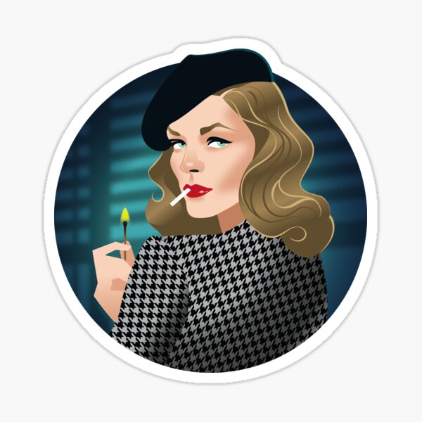 Item preview, Bacall - Big Sleep designed and sold by AleMogolloArt.