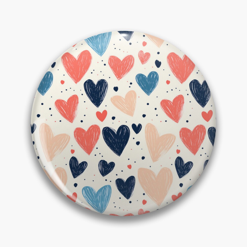 Pin Cute lovely drawn hearts doodles