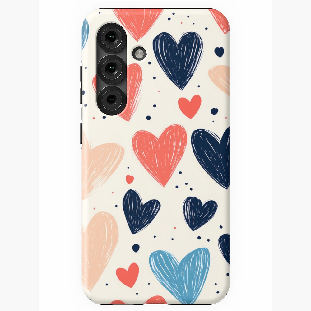 Lovely Heart Doodles, Hand-Drawn Charm