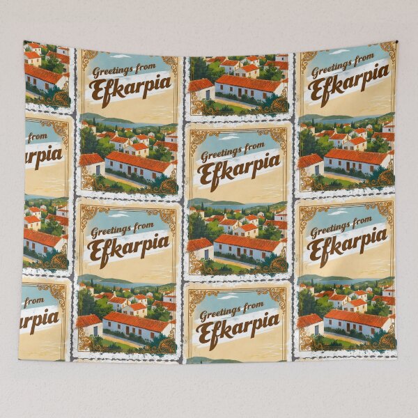 Item preview, Efkarpia Central Macedonia Greece Postcard Vintage Retro Travel Vintage designed and sold by TravelPostcardGems.